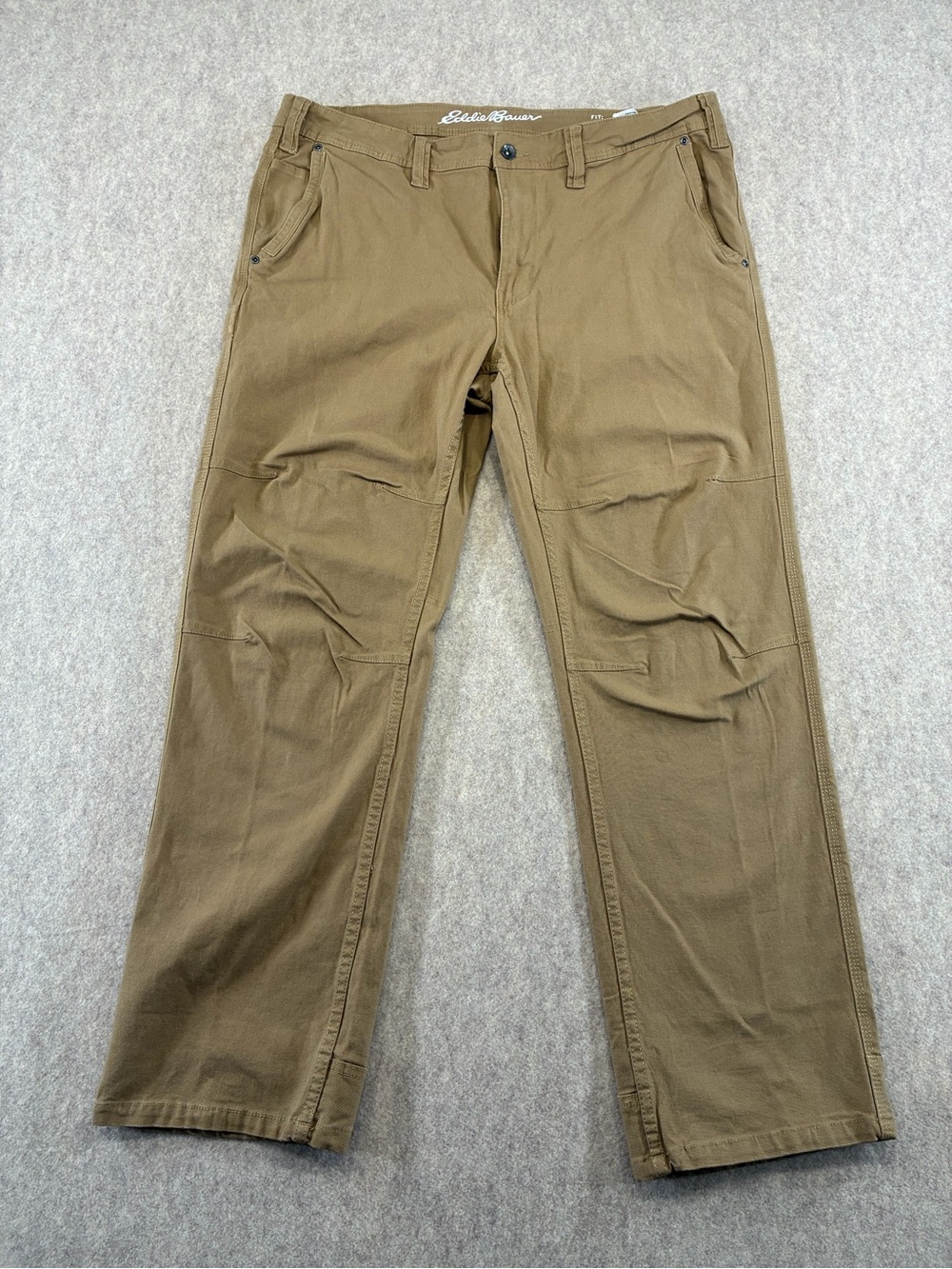 Eddie Bauer Men’s 40x32 Relaxed Fit Heavy Duty Durable Workwear 5 Pocket Pants